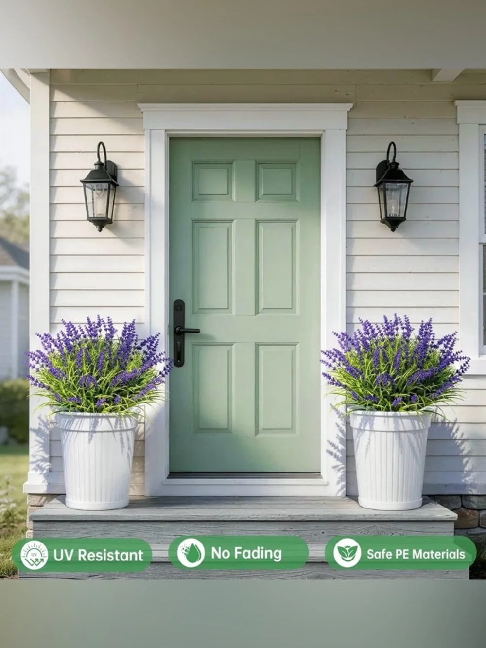 15 Bundles UV Resistant No-Fade Outdoor Artificial Plants & Flowers
